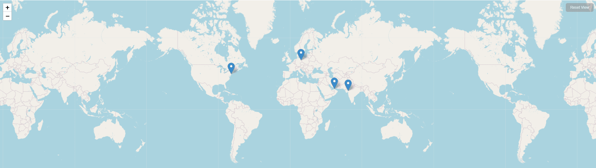 World map preview